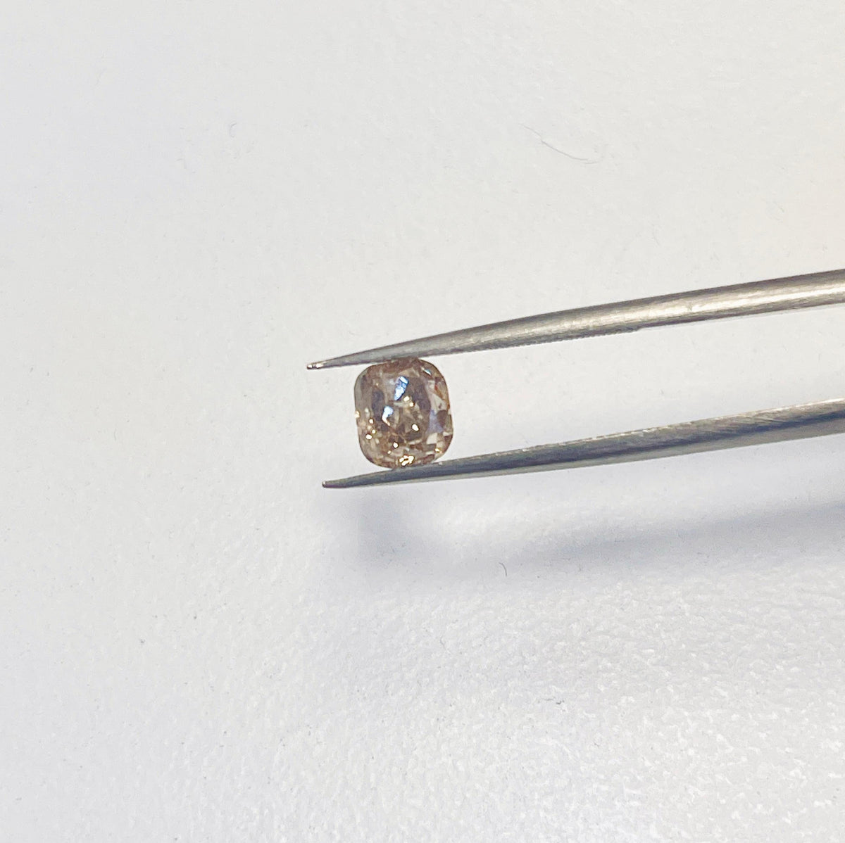 GIA CLEARANCE, 1.08 Carat Natural Fancy Dark Brown Cushion Loose Diamond