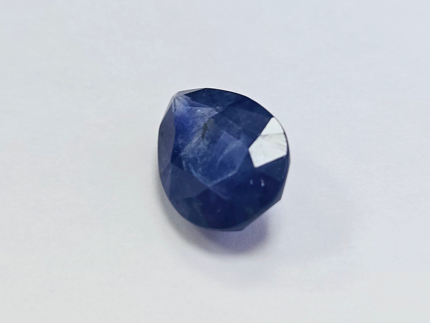 13.67ct Natural Pear-Cut Blue Sapphire