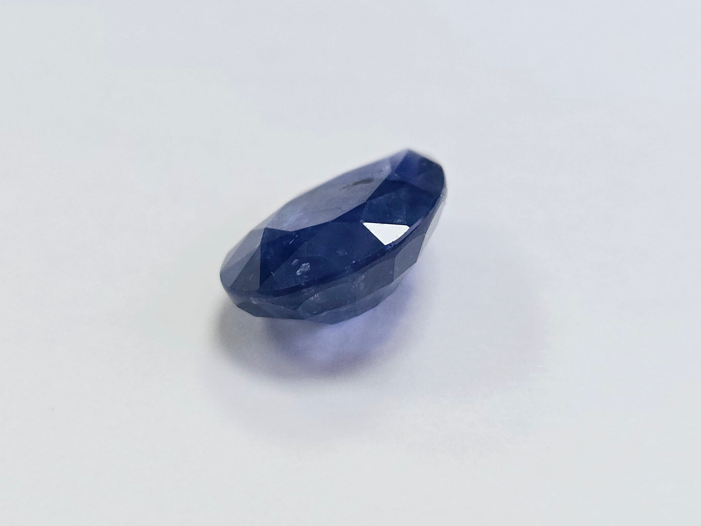 13.67ct Natural Pear-Cut Blue Sapphire