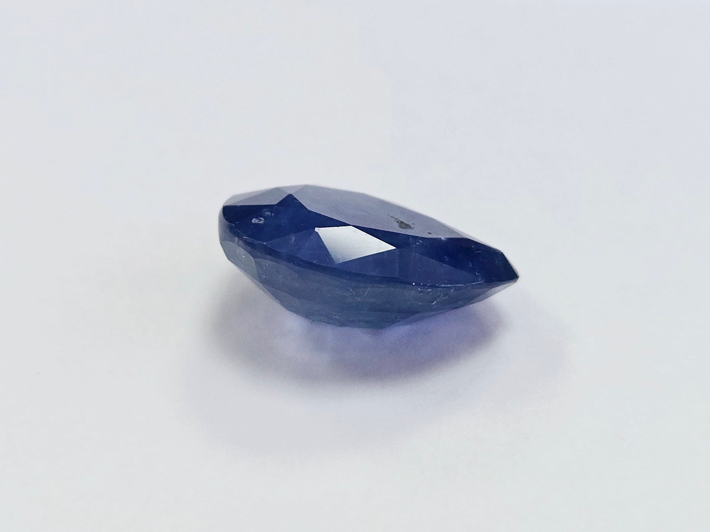 13.67ct Natural Pear-Cut Blue Sapphire