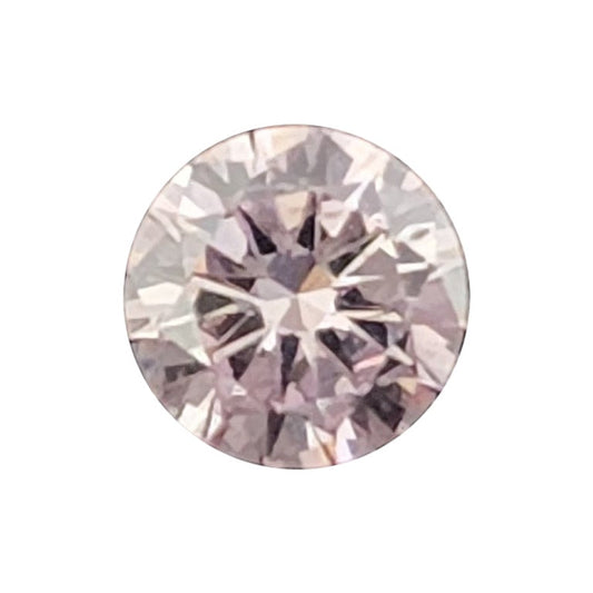 Argyle 0.12 Carat Natural Pink Champagne Round Shape Loose Diamond