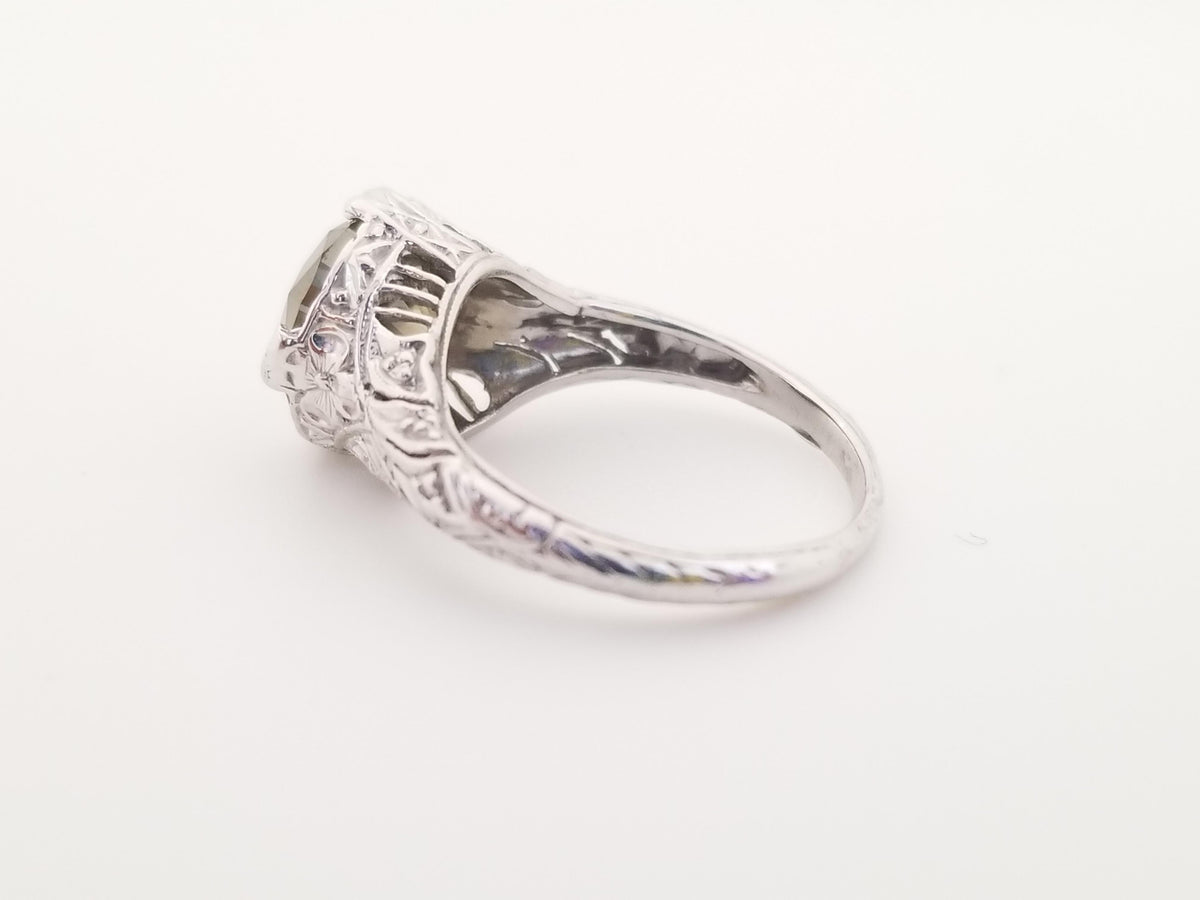 MONTH LONG CLEARANCE, 2.92ct Fancy Dark Brown Diamond Ring in 14K Gold