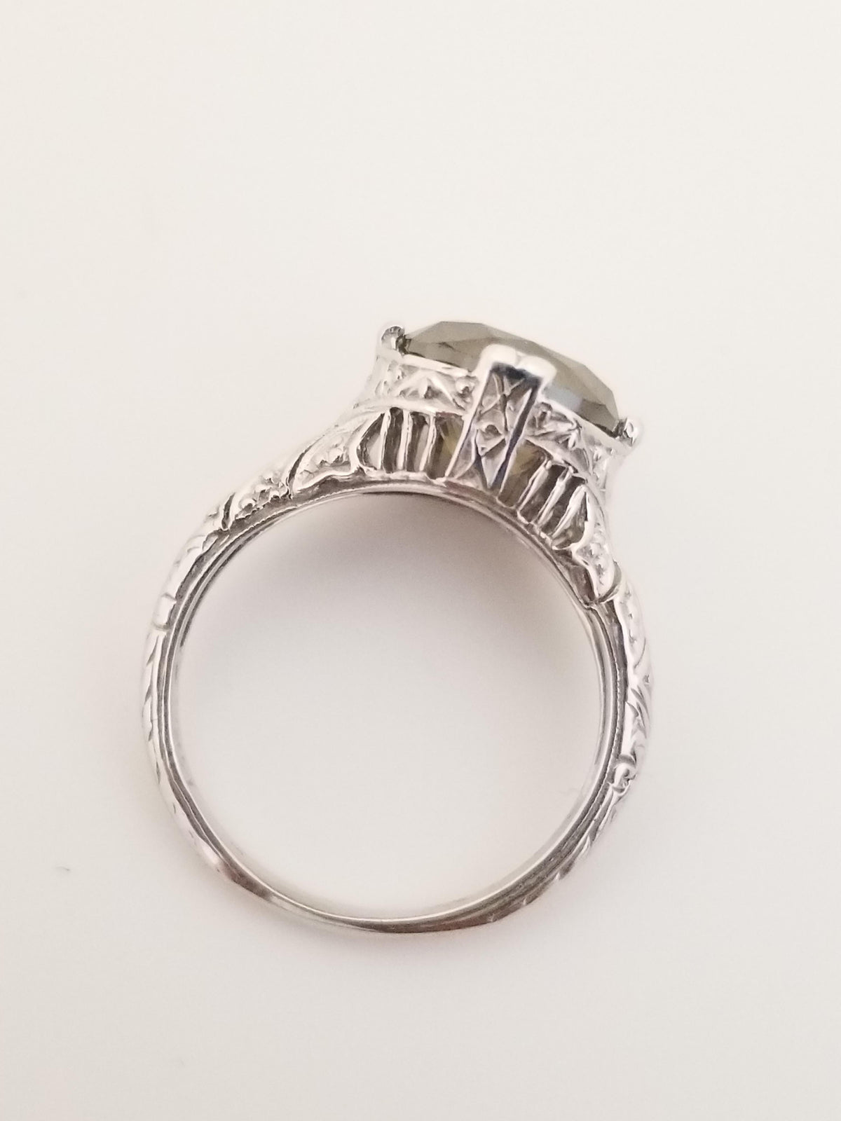 MONTH LONG CLEARANCE, 2.92ct Fancy Dark Brown Diamond Ring in 14K Gold