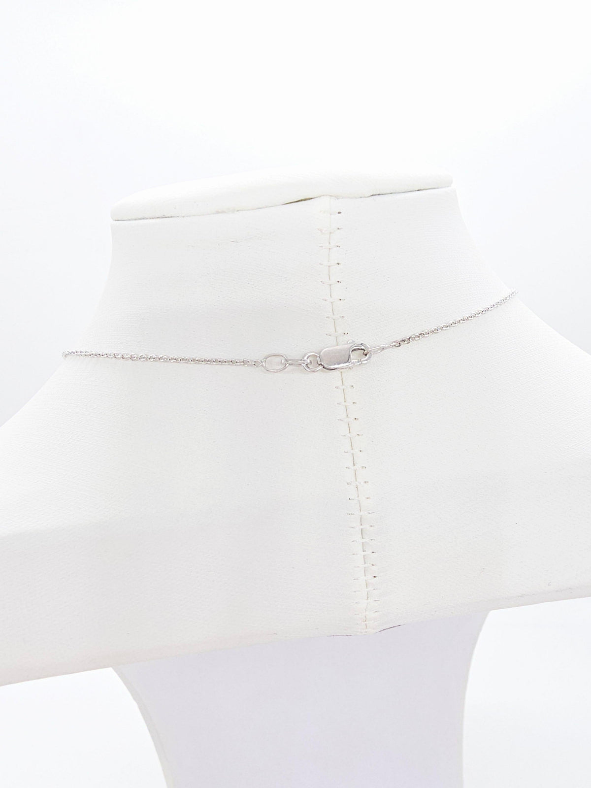 TRADE PRICING, Diamond Bar Necklace in 18K and 14K White Gold, 0.70 Carats
