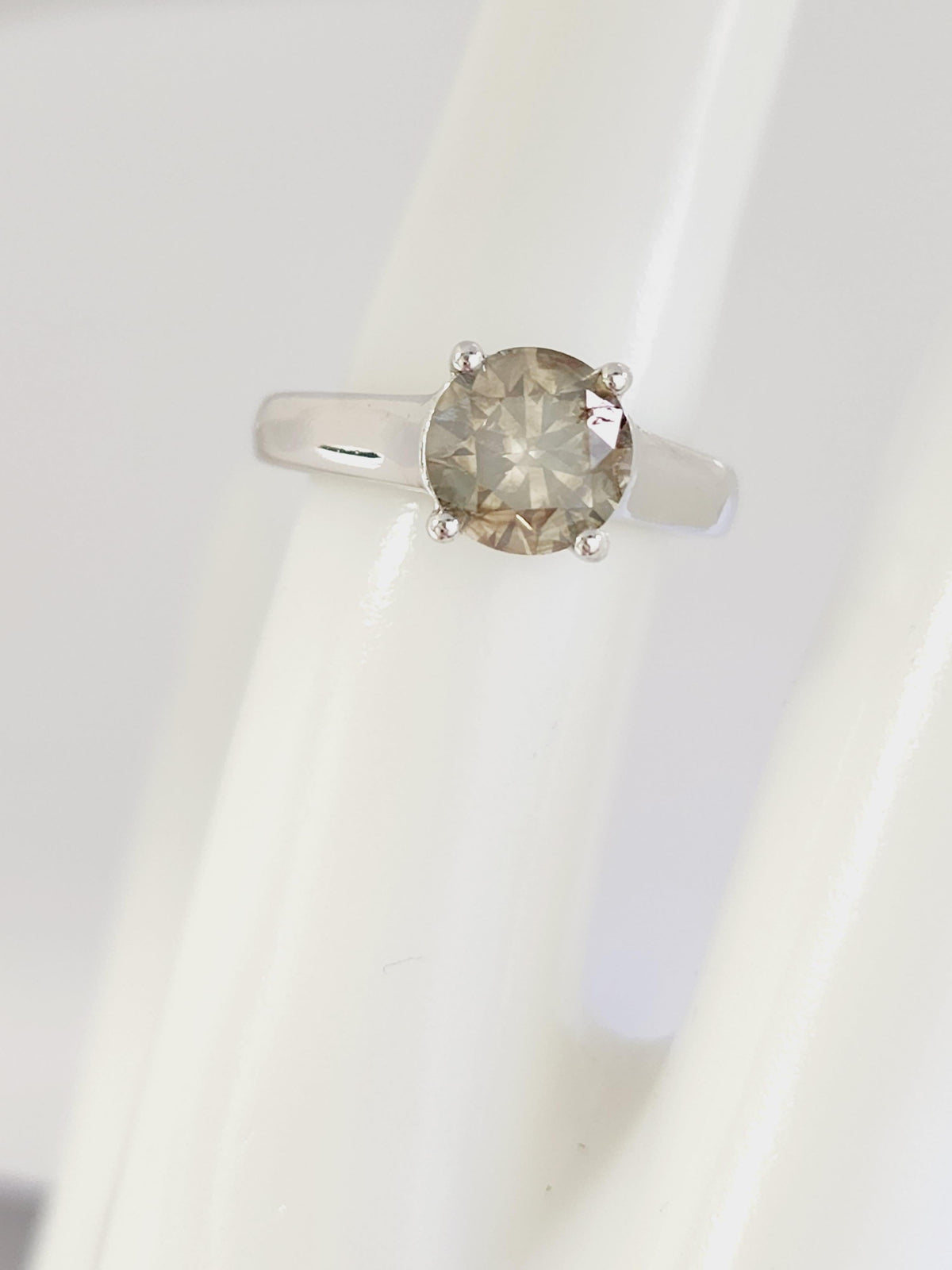 GIA CLEARANCE, 1.84 Carat Fancy Dark Brown Round Loose Diamond