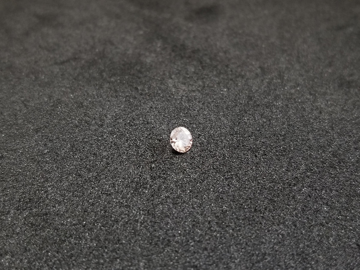 WHOLESALE VALUE, 0.14 Carat Natural Fancy Pink Brown Round Shape Loose Diamond