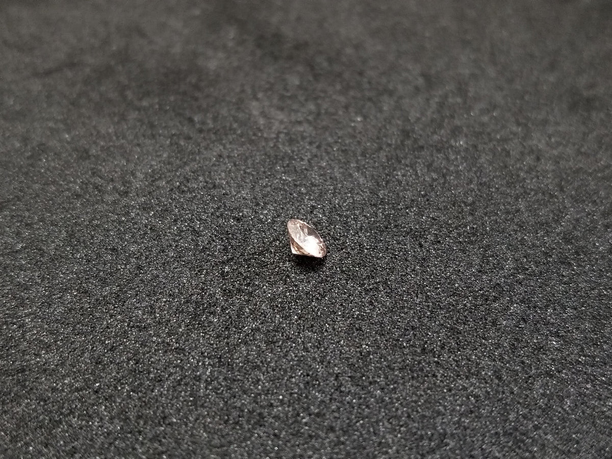WHOLESALE VALUE, 0.14 Carat Natural Fancy Pink Brown Round Shape Loose Diamond
