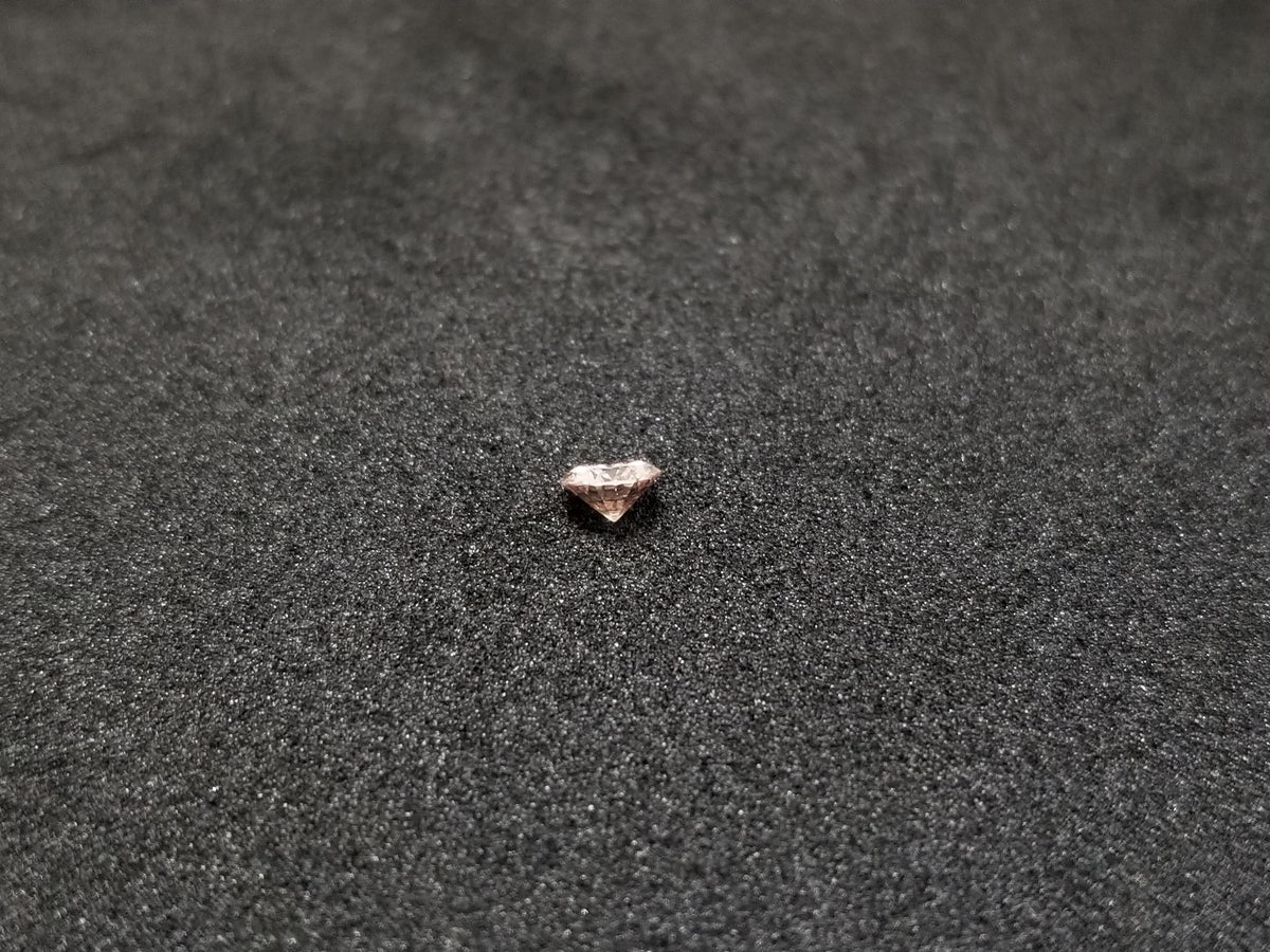 WHOLESALE VALUE, 0.14 Carat Natural Fancy Pink Brown Round Shape Loose Diamond
