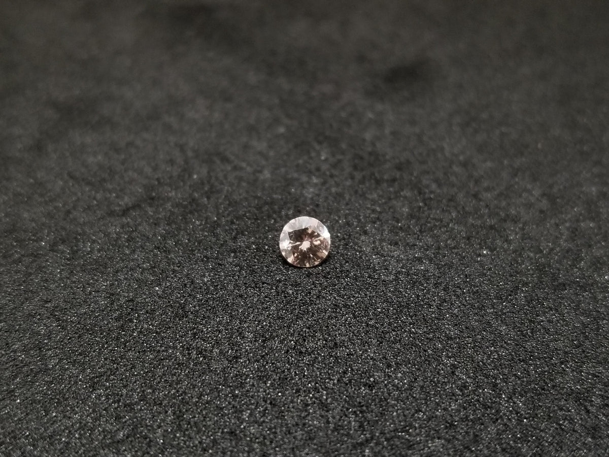 WHOLESALE VALUE, 0.14 Carat Natural Fancy Pink Brown Round Shape Loose Diamond