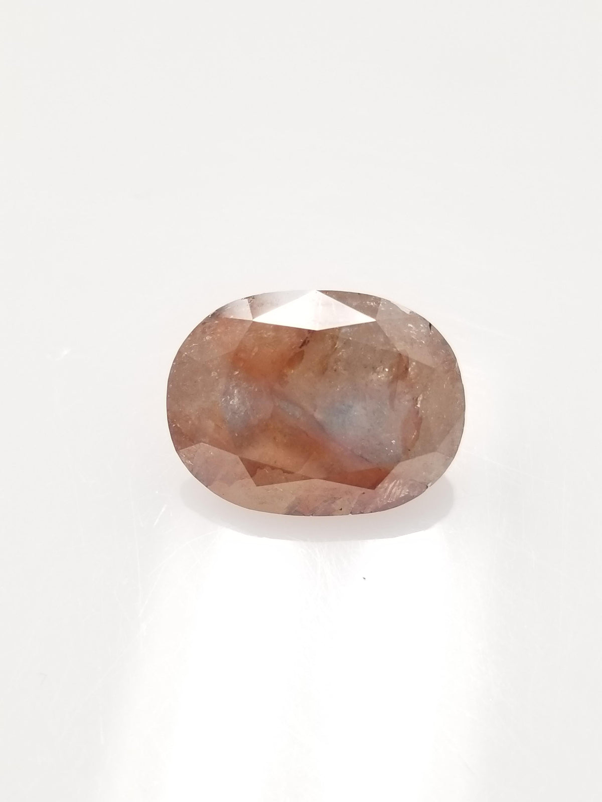 GIA CLEARANCE, 12.21ct Fancy Color Brown-Orange Oval Loose Diamond