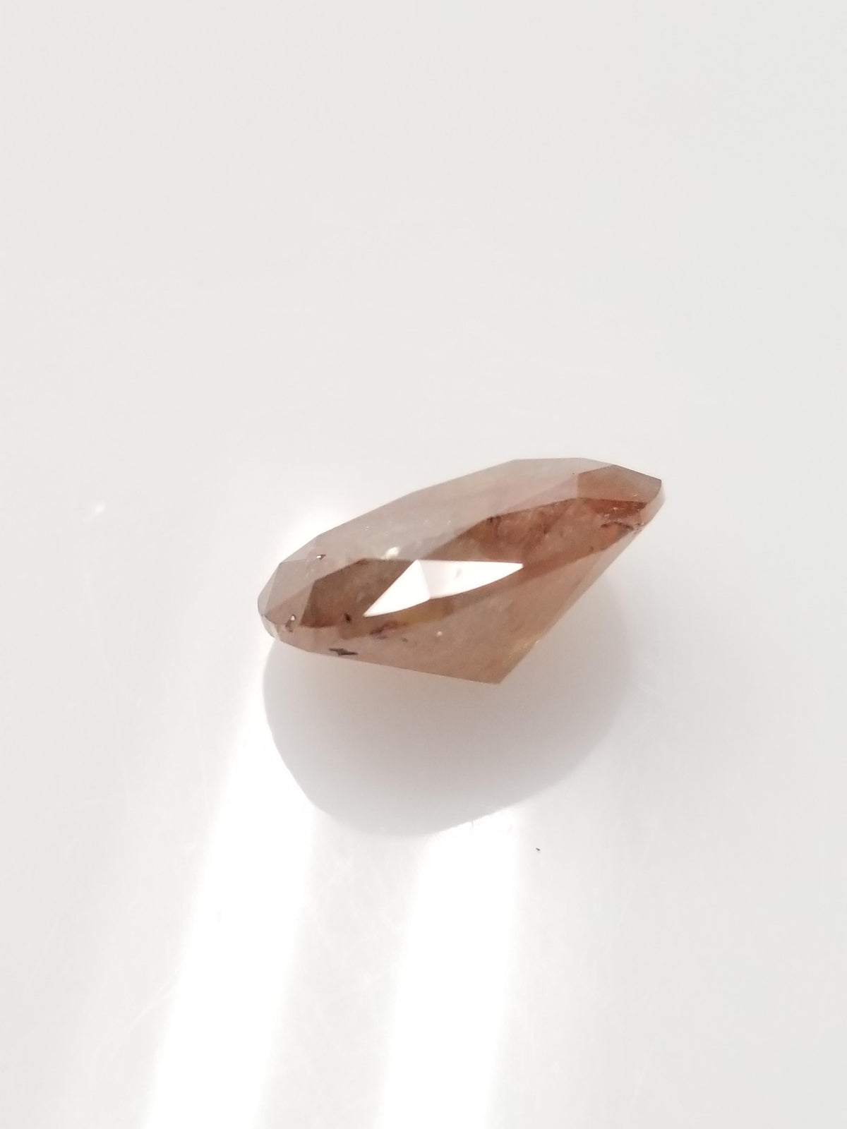 GIA CLEARANCE, 12.21ct Fancy Color Brown-Orange Oval Loose Diamond