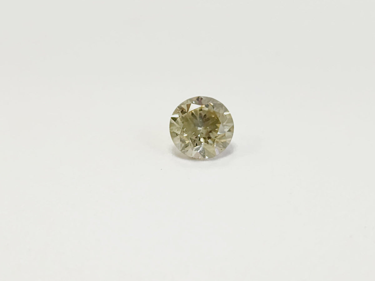 GIA CLEARANCE, 1.07 Carat Fancy Yellow Round Natural Diamond