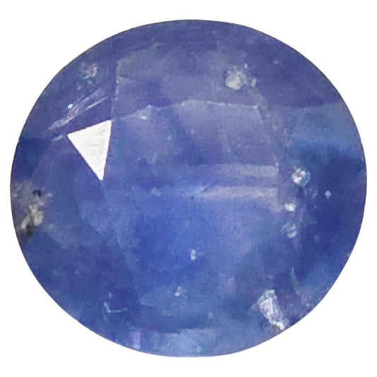 5.43 ct Natural Round Shape Blue Sapphire