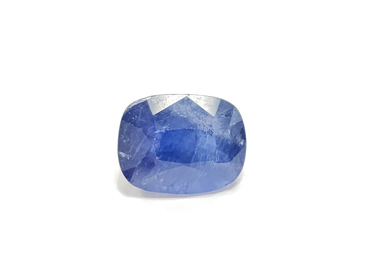 GIA CLEARANCE, 7.48ct Blue Cushion Natural Sapphire by Brillante Jewels