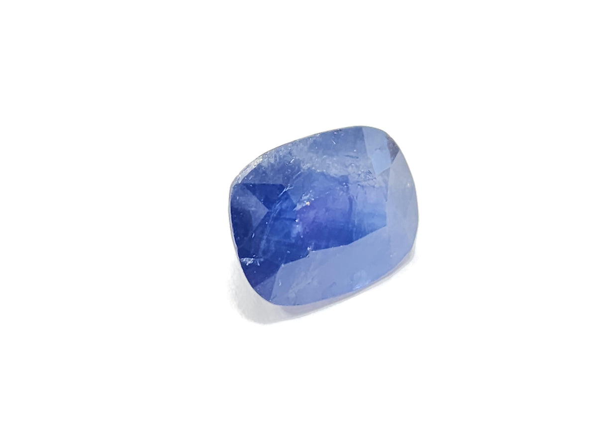 GIA CLEARANCE, 7.48ct Blue Cushion Natural Sapphire by Brillante Jewels