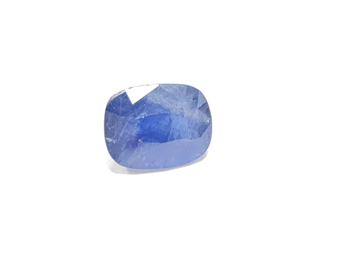 GIA CLEARANCE, 7.48ct Blue Cushion Natural Sapphire by Brillante Jewels