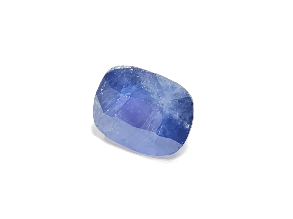 GIA CLEARANCE, 7.48ct Blue Cushion Natural Sapphire by Brillante Jewels