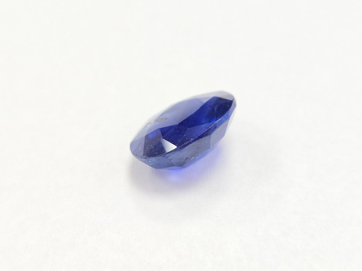 GIA CLEARANCE, 6.44 Carat Natural Blue Sapphire Oval Shape