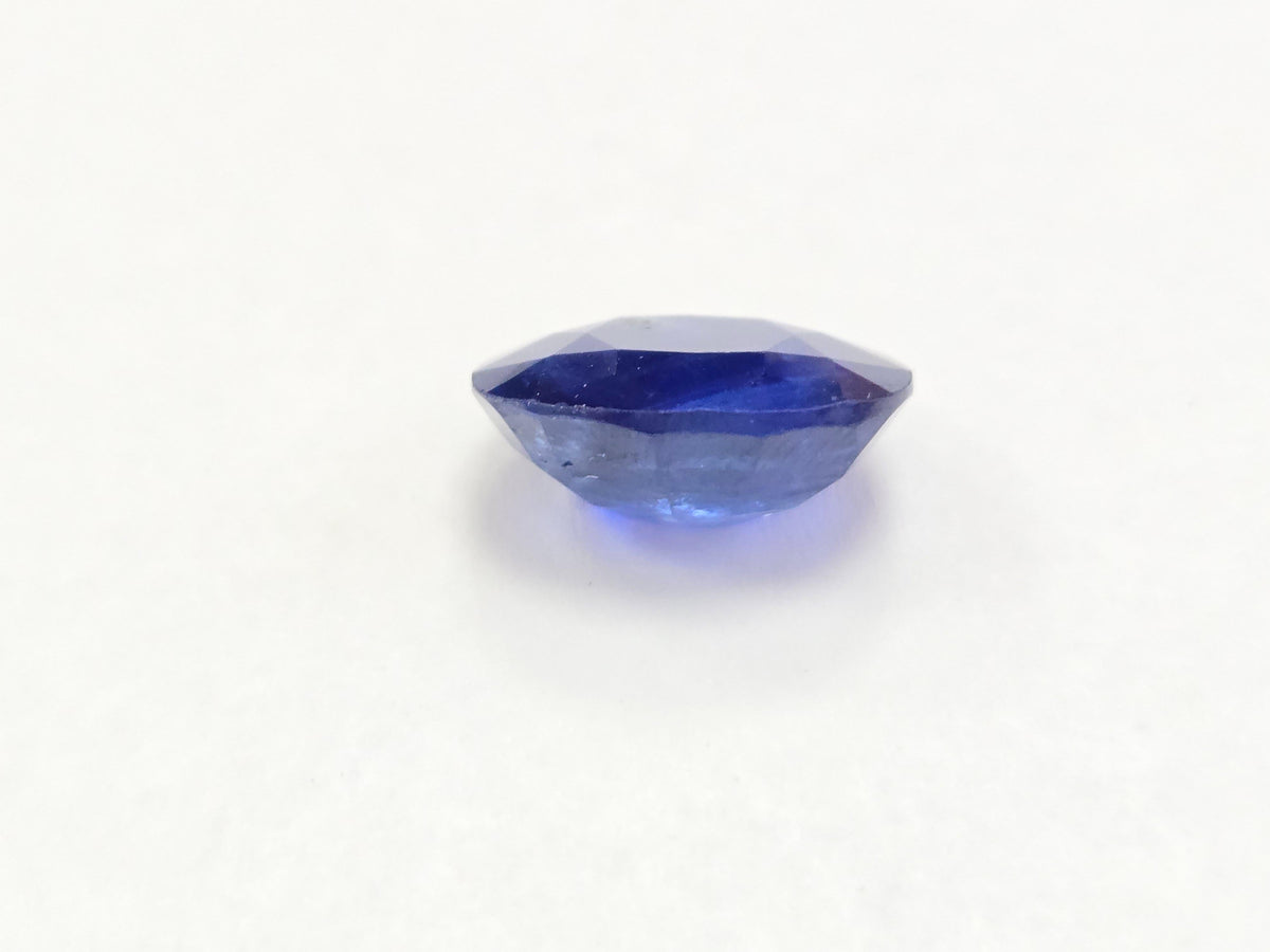 GIA CLEARANCE, 6.44 Carat Natural Blue Sapphire Oval Shape