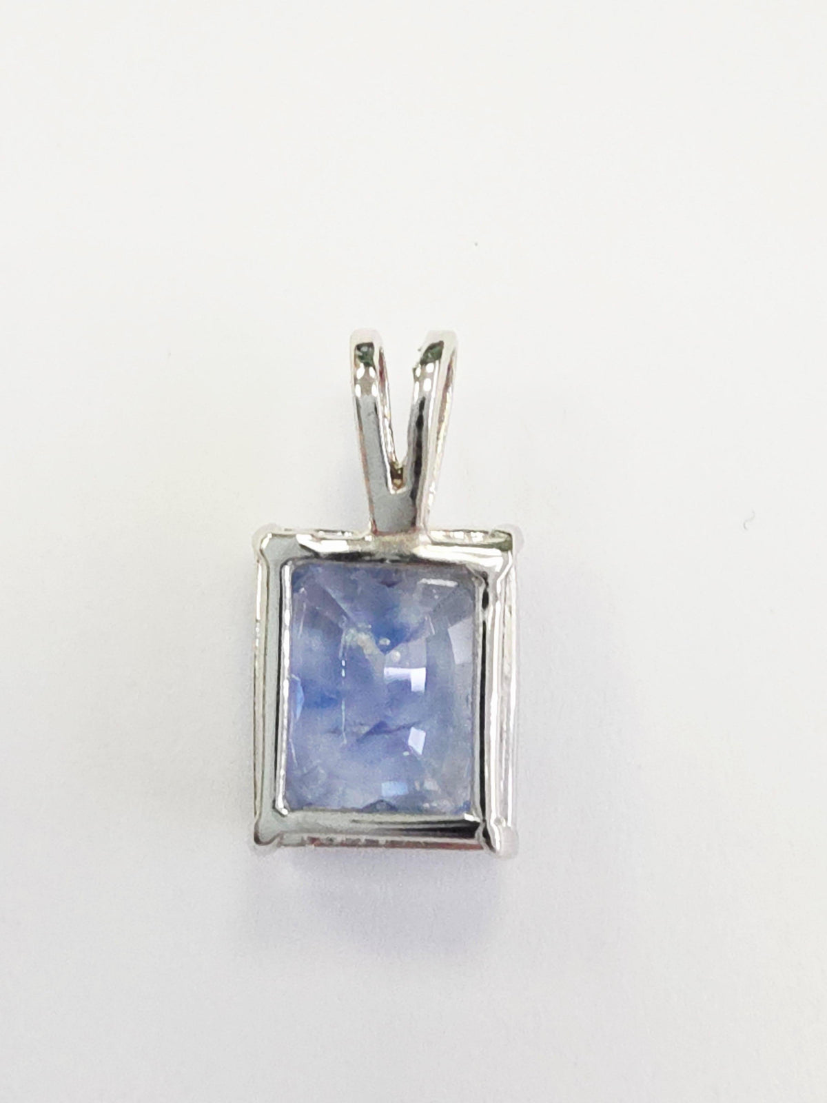 WEEK-LONG BLOWOUT SALE, 4.76 Carats Cushion Shape Natural Blue Sapphire Pendant