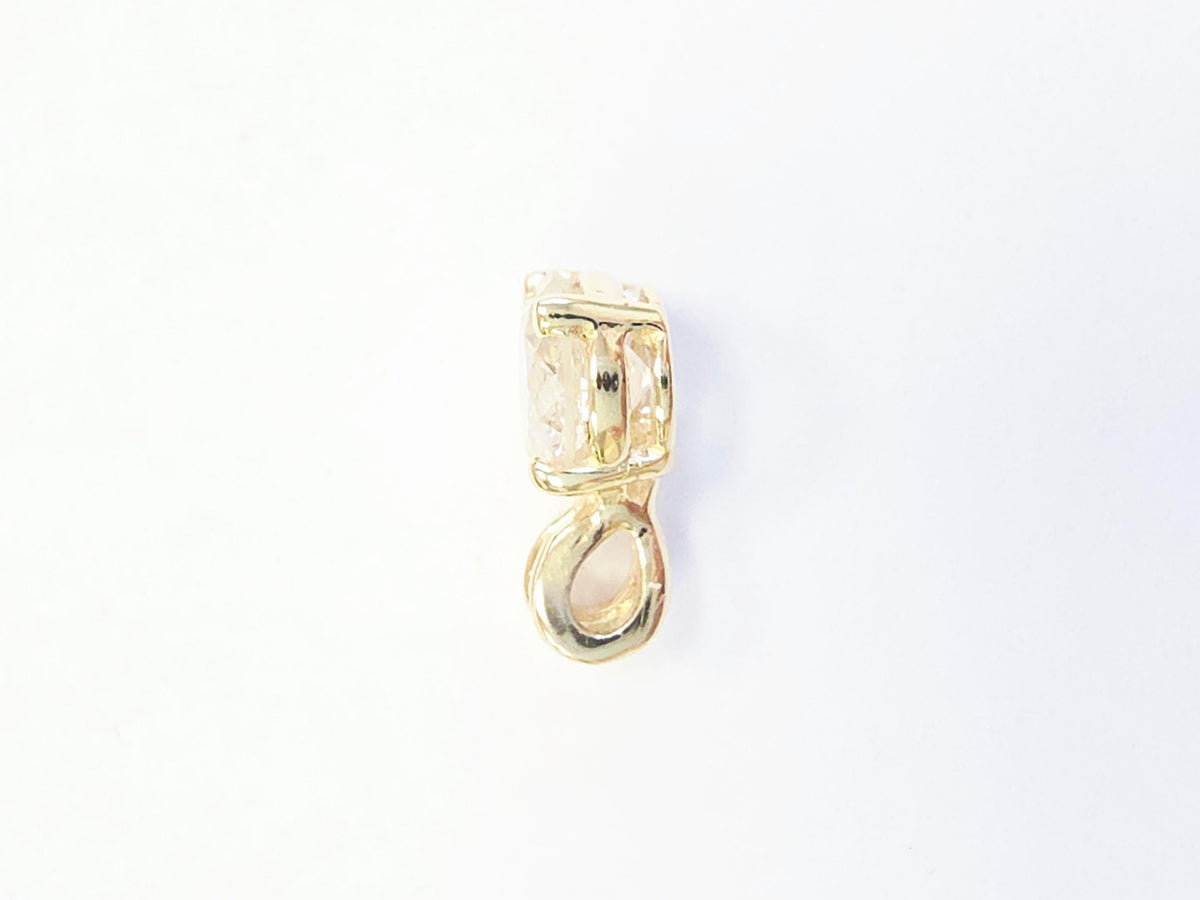 CLEARANCE EVENT, 0.80 ct Round Diamond Pendant in 14K Yellow Gold