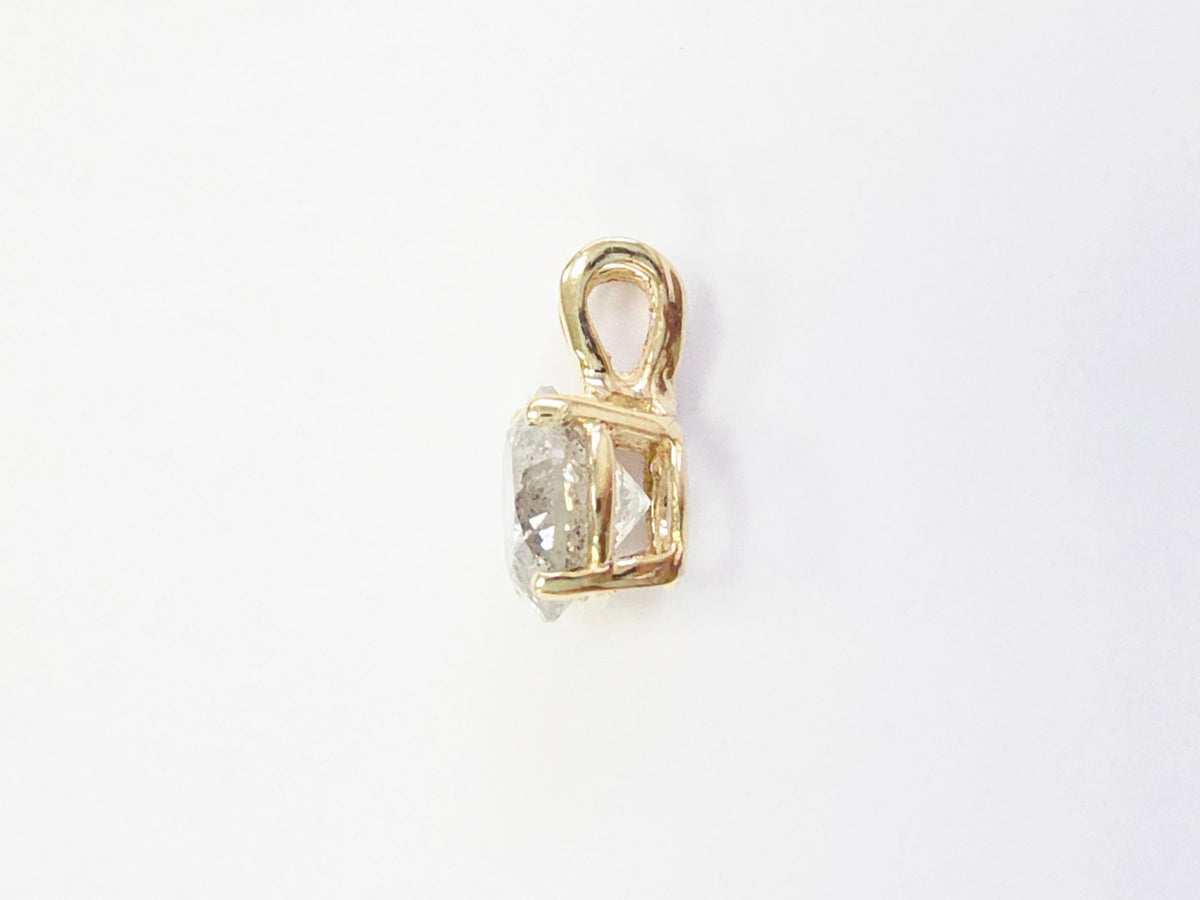 PRICE TO SELL- NO OFFERS, 2.30 Cts Natural Round Diamond Pendant 14K Yellow Gold