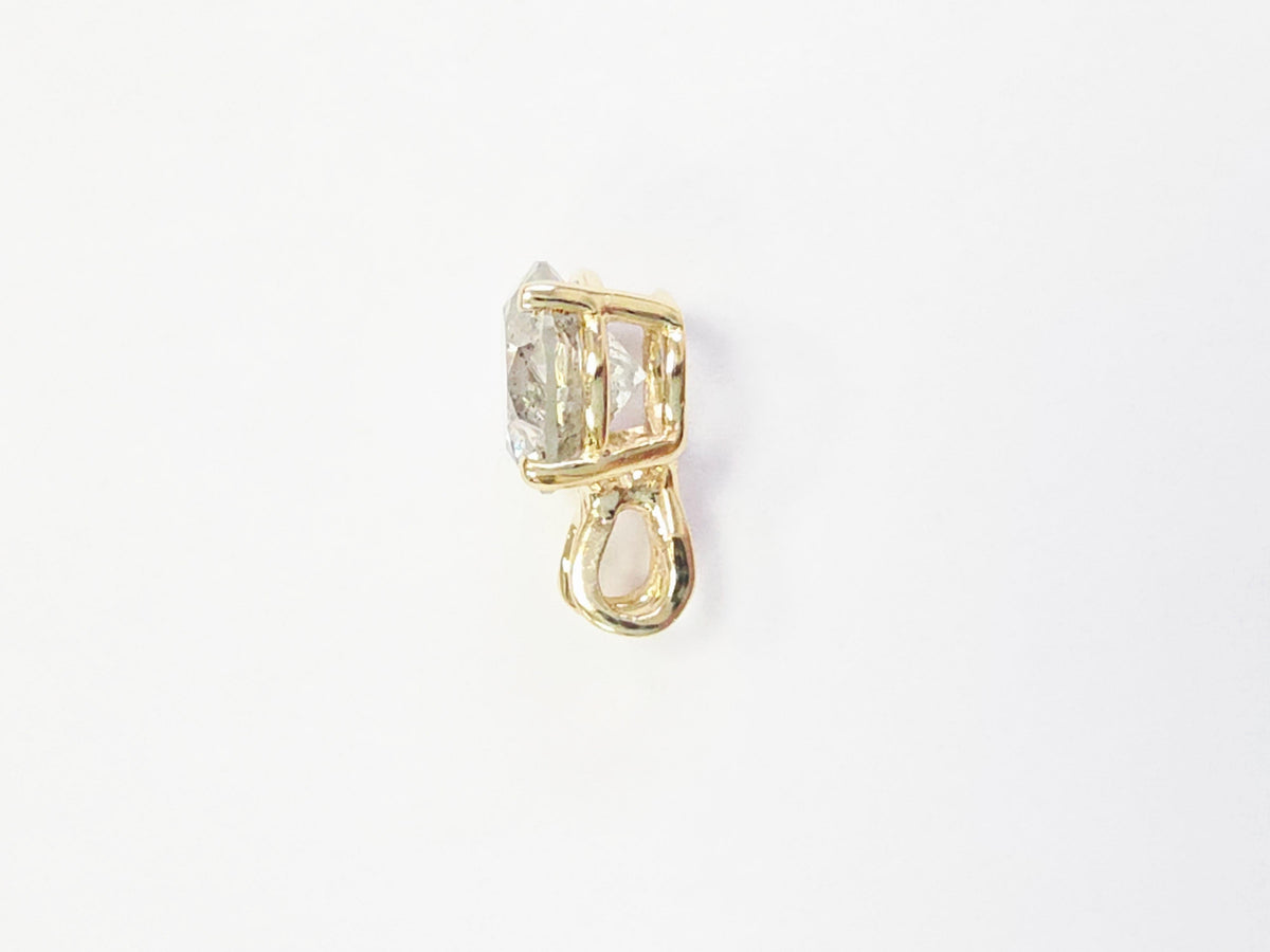 PRICE TO SELL- NO OFFERS, 2.30 Cts Natural Round Diamond Pendant 14K Yellow Gold