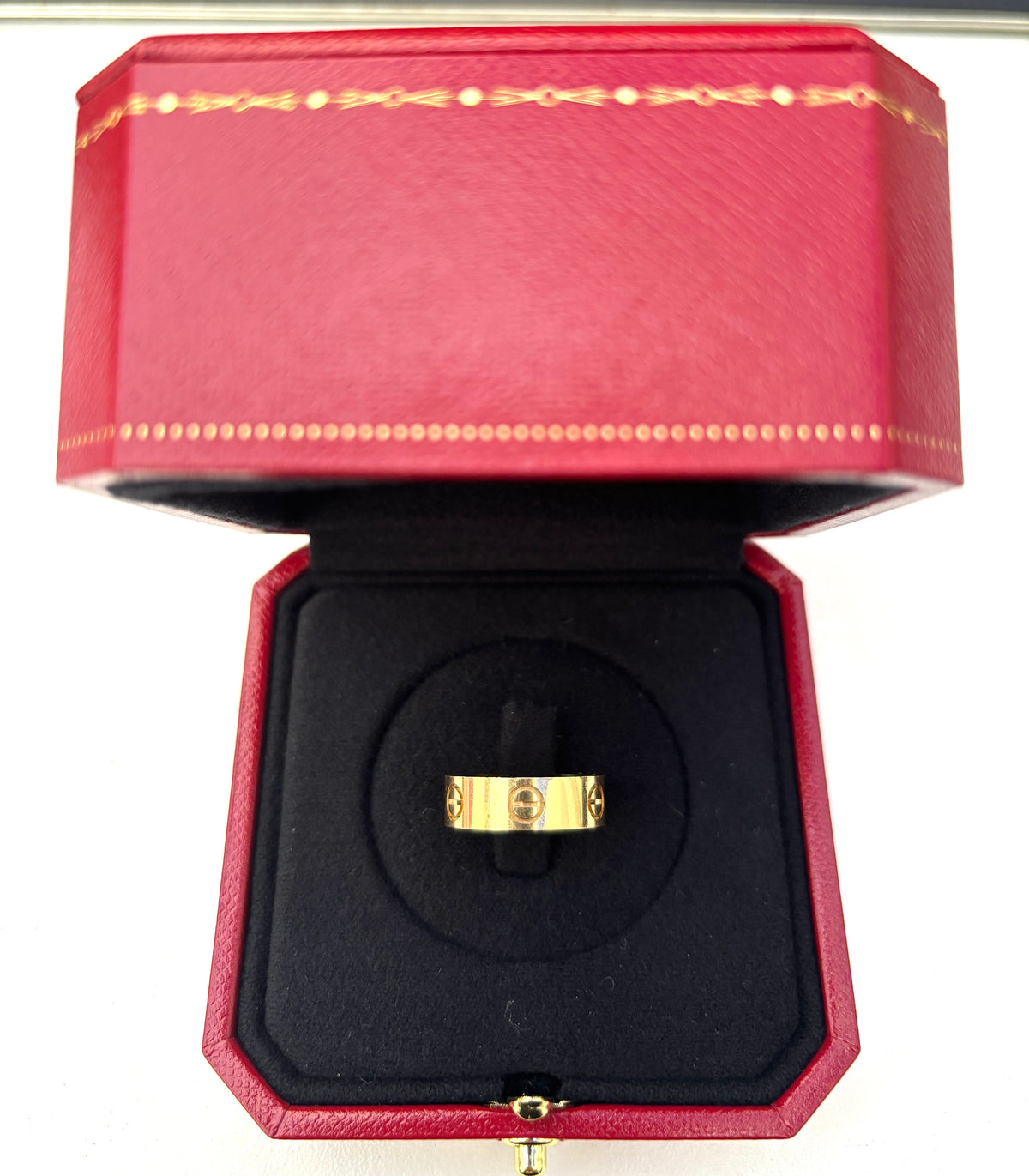 CARTIER ELITE FULL SET, Classic Model 18k yellow LOVE Ring size 50