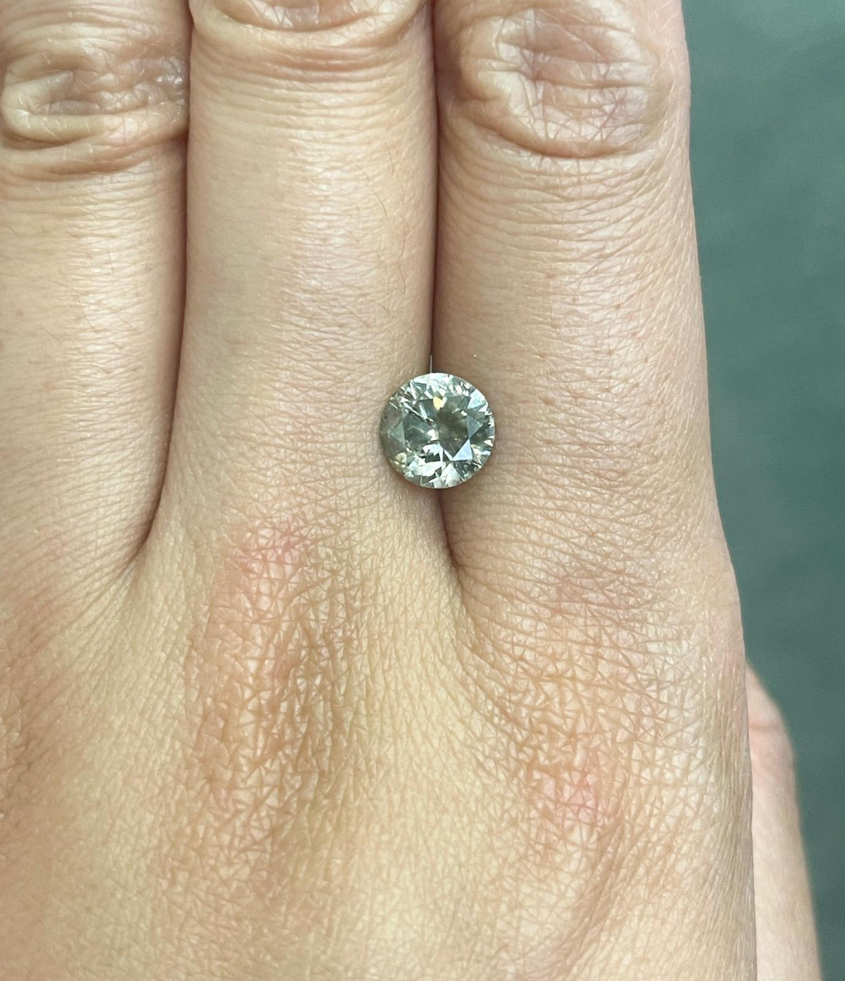 PRICED WHOLESALE, 1.00 Carat Natural Fancy Dark Yellow Brown Round Loose Diamond