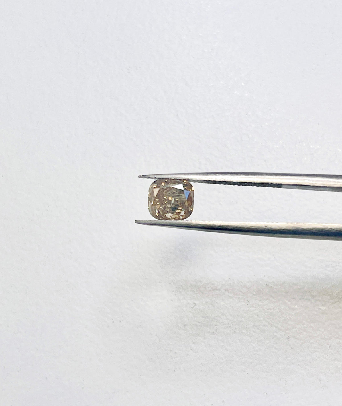 GIA CLEARANCE, 1.08 Carat Natural Fancy Dark Brown Cushion Loose Diamond