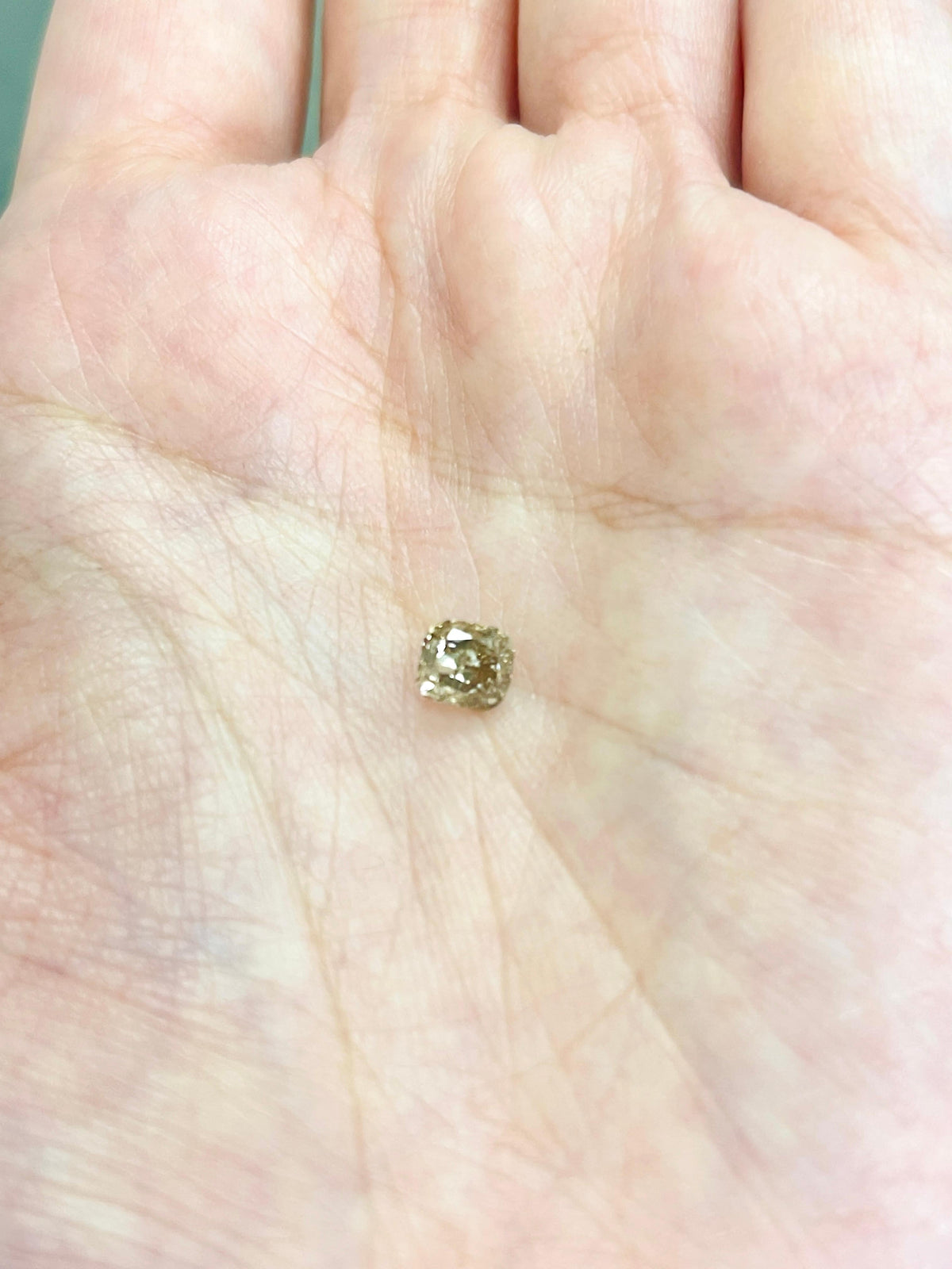 GIA CLEARANCE, 1.08 Carat Natural Fancy Dark Brown Cushion Loose Diamond