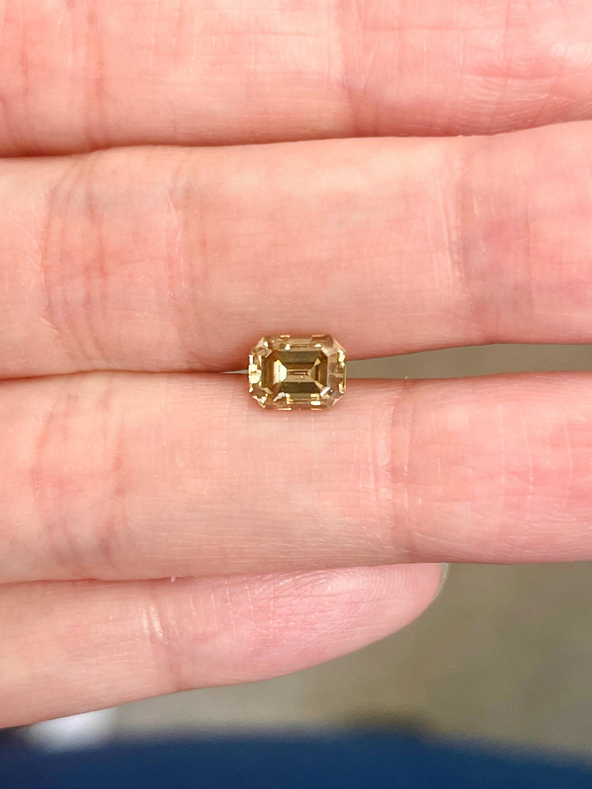 MANUFACTURER PRICING, 1.33ct Emerald Cut Fancy Yellow-Brown Loose Diamond