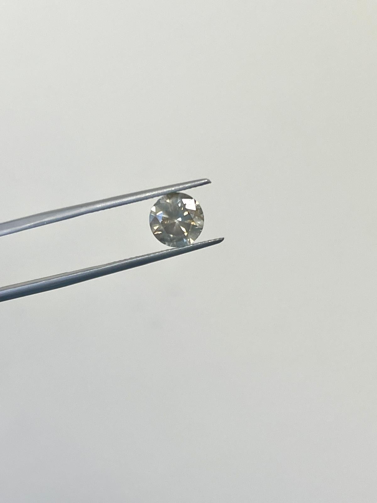 GIA CLEARANCE, 1.84 Carat Fancy Dark Brown Round Loose Diamond