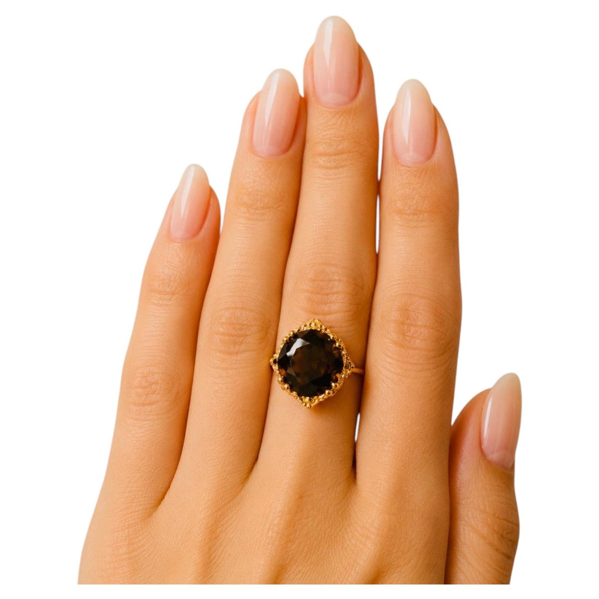 GIA CLEARANCE, 12.57 Cts Natural Fancy Orange Diamond Ring 14K Yellow