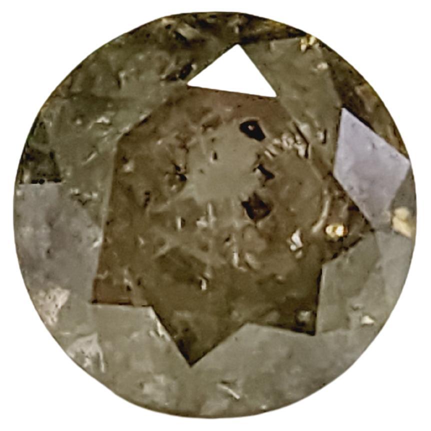 DIRECT WHOLESALE PRICING, 2.25 Carat Fancy Dark Green Round Diamond