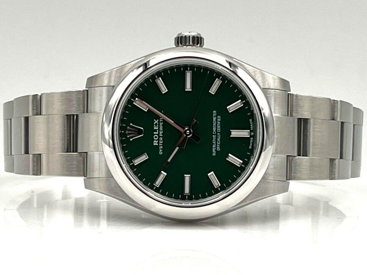 Rolex Oyster Perpetual 41 Oystersteel Green Dial